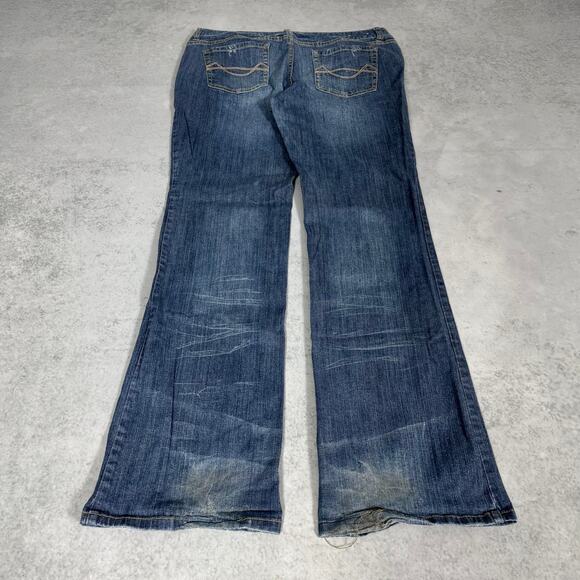 Mossimo Supply Co Bootcut Jeans Dark Wash Stretch Denim - Size: 13R - Picture 9 of 9